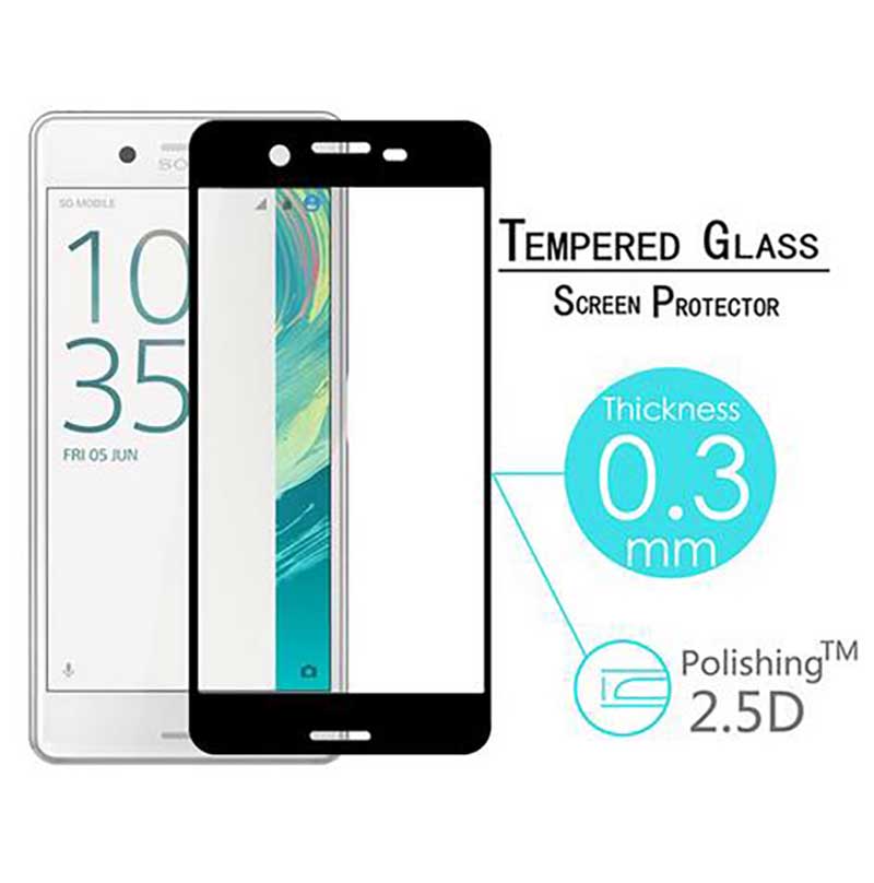 محافظ صفحه نمایش شیشه ای رنگی 3D Glass برای گوشی Sony Xperia XZ