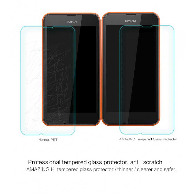 محافظ صفحه نمایش شیشه ای نیلکین Nillkin H برای گوشی Nokia Lumia 530