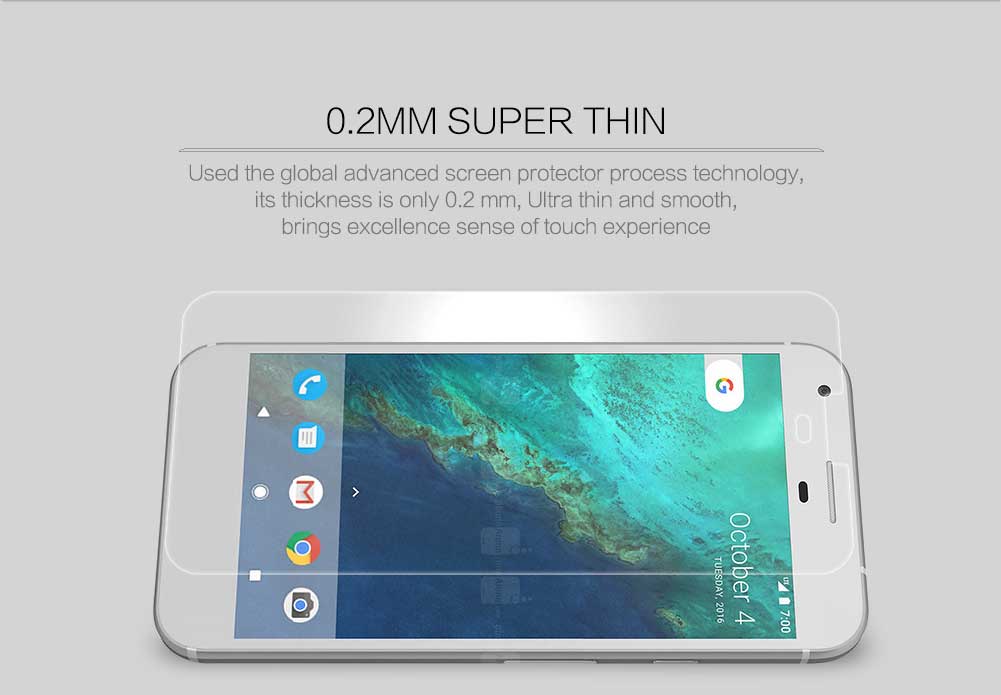 محافظ صفحه نمایش شیشه ای نیلکین Nillkin H+Pro برای Google Pixel