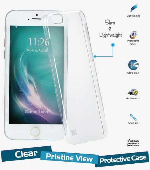 قاب محافظ Promate Crystal برای Apple iPhone 6 Plus/6S Plus