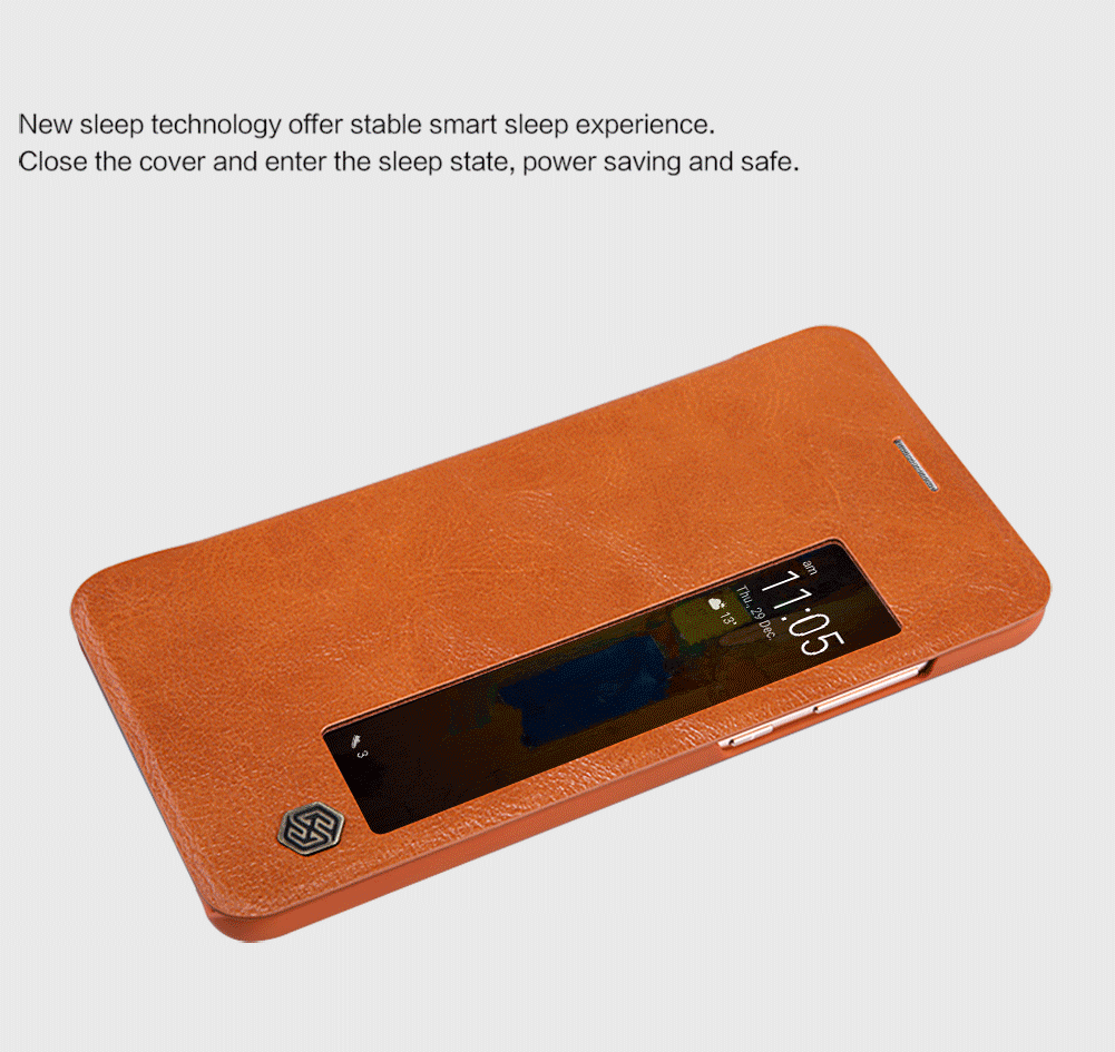 کیف چرمی Nillkin Qin Series برای Huawei Mate 9 Pro