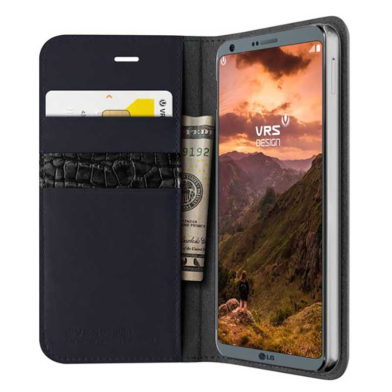 کیف محافظ چرمی VRS Design Genuine Leather Diary برای LG G6