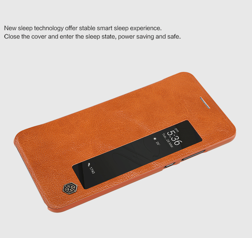 کیف چرمی نیلکین Nillkin QIN برای گوشی Huawei P10
