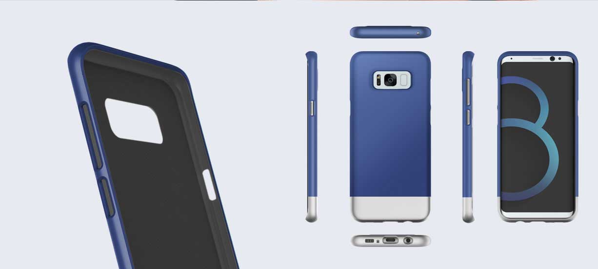 قاب محافظ Beelan Slider 2 in 1 برای گوشی Samsung Galaxy S8