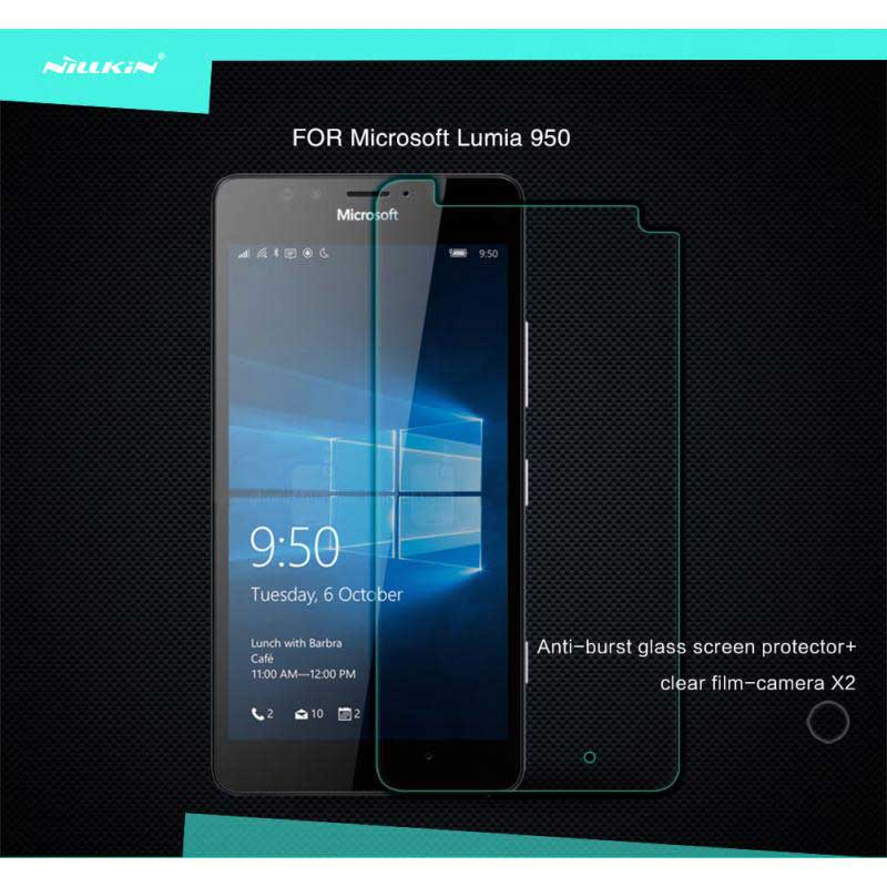 محافظ صفحه نمایش شیشه ای نیلکین Nillkin H برای Microsoft Lumia 950 1