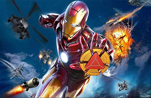 اسپینر فلزی طرح مرد آهنی Fidget Spinner Metal Iron Man