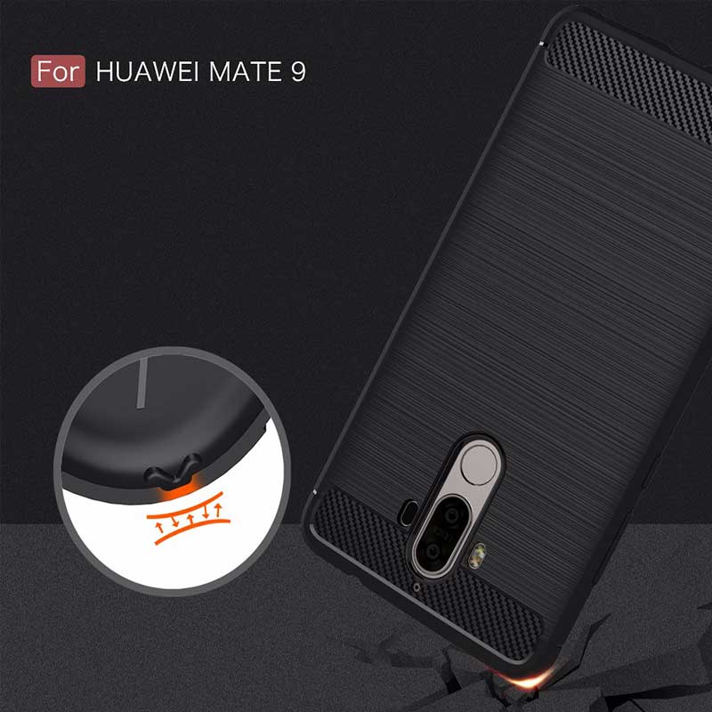 قاب محافظ ژله ای Carbon Fibre Case برای گوشی Huawei Mate 9