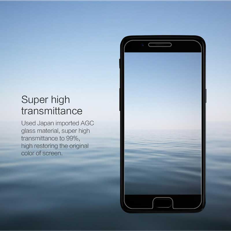 محافظ صفحه نمایش شیشه ای نیلکین Nillkin H برای OnePlus 5
