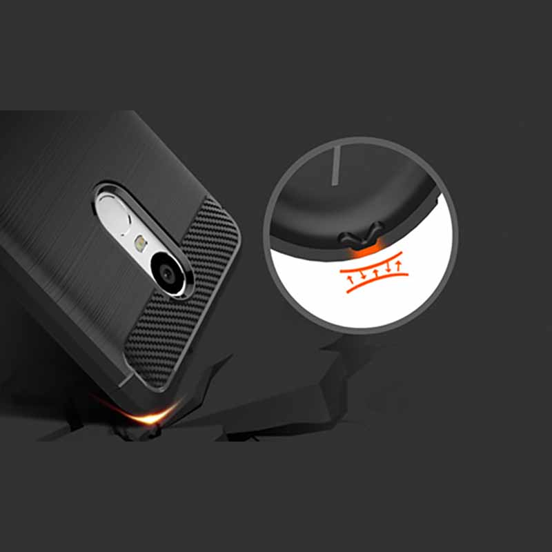 محافظ ژله ای شیائومی Carbon Fibre Case Xiaomi Redmi Note 3