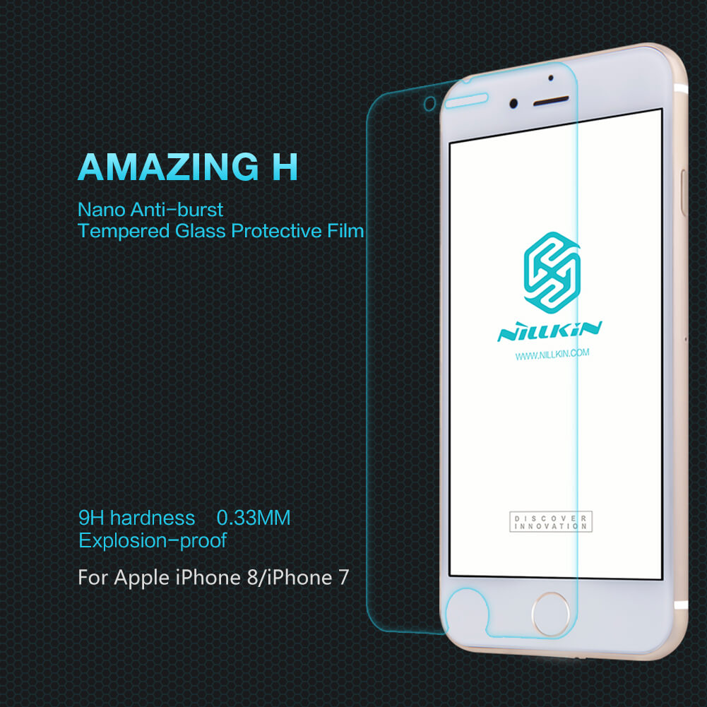 محافظ صفحه نمایش شیشه ای نیلکین Nillkin H Glass Apple iPhone 8 4