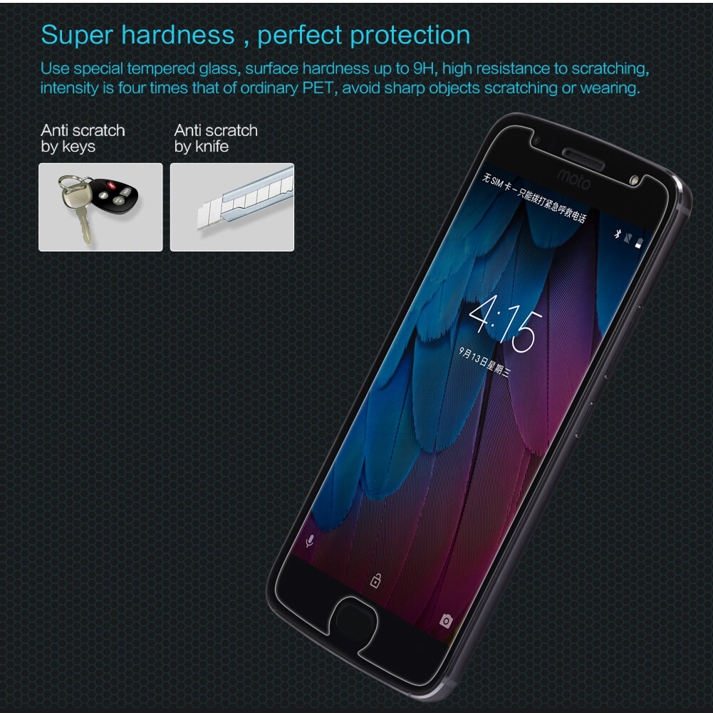 محافظ صفحه نمایش شیشه ای نیلکین Nillkin H Glass Motorola Moto G5S 6
