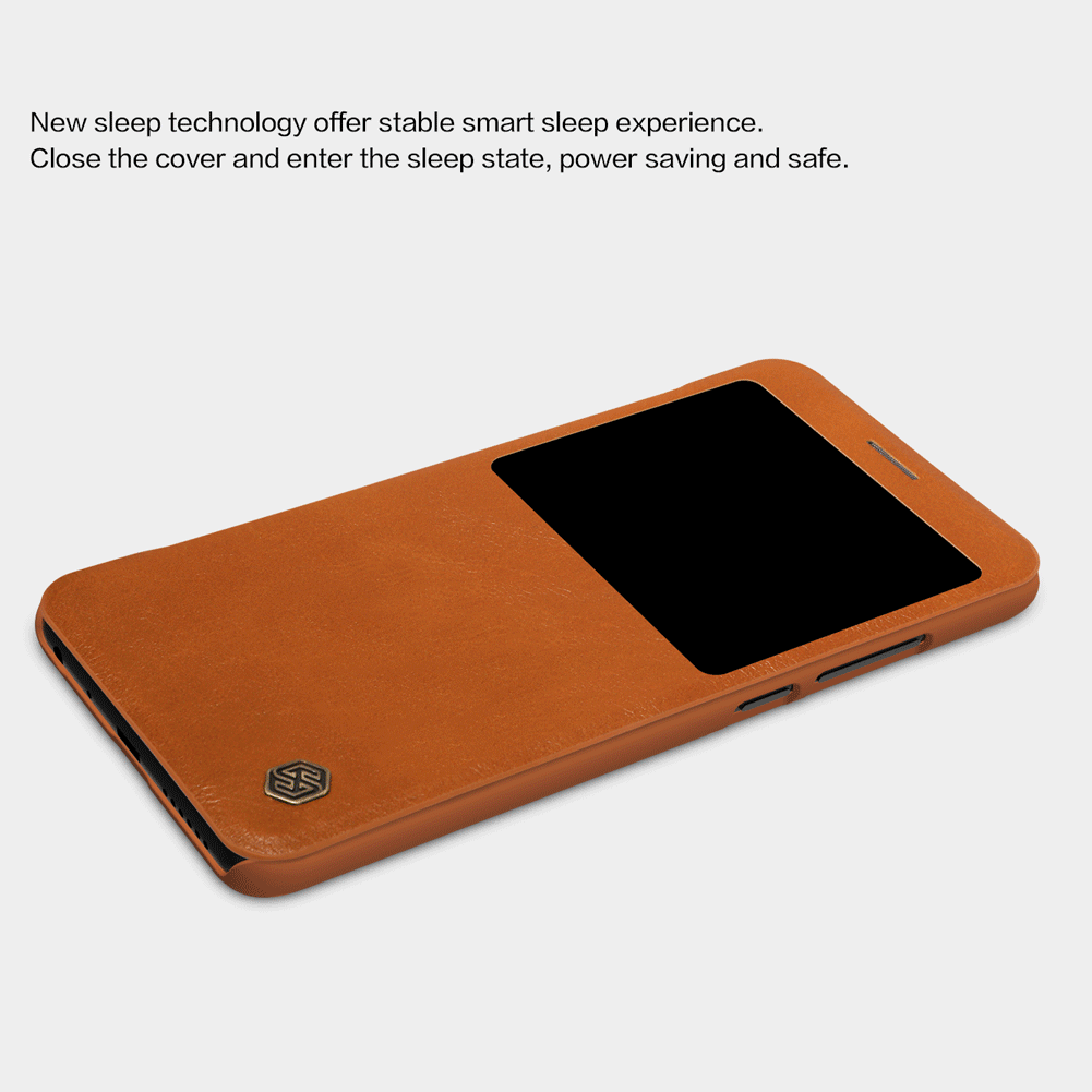 کیف چرمی نیلکین Nillkin Qin Leather Case Xiaomi Redmi Note 5 Pro