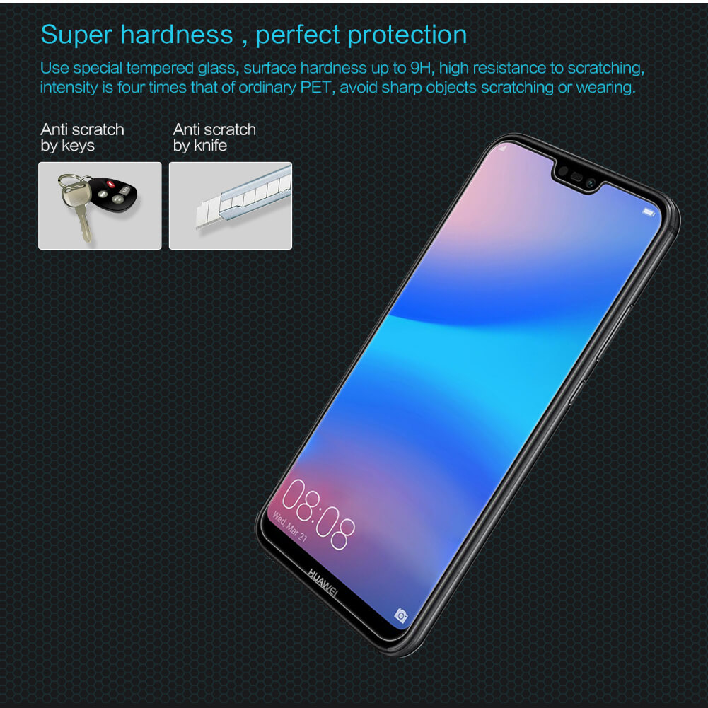 محافظ صفحه نمایش شیشه ای نیلکین Nillkin H Glass Huawei P20 Lite/ Nova 3E