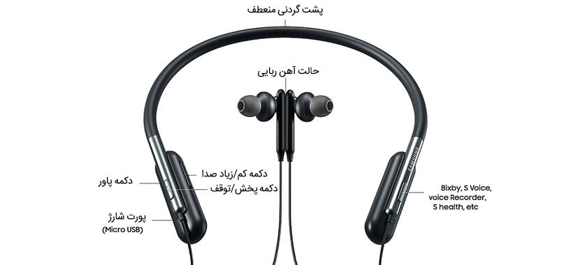 هندزفری بلوتوث سامسونگ Samsung U Flex Wireless Headphones