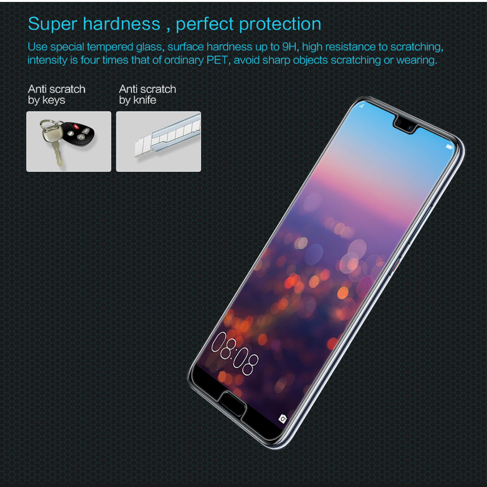 محافظ صفحه نمایش شیشه ای نیلکین Nillkin H Glass Huawei P20