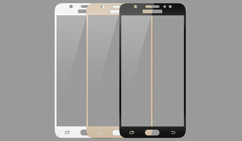 محافظ صفحه نمایش شیشه ای تمام صفحه Lanbi 3D Glass Samsung Galaxy J7 Pro