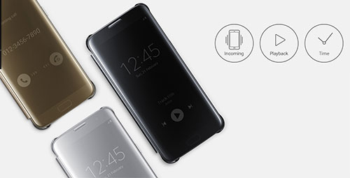 کیف هوشمند اصلی سامسونگ Clear View Cover برای Samsung Galaxy S7 edge