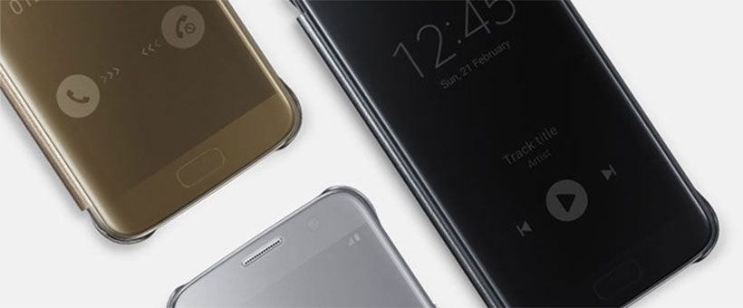 کیف هوشمند اصلی سامسونگ Clear View Cover برای Samsung Galaxy S7