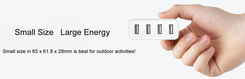 شارژر رو میزی 4 پورت شیائومی Xiaomi 4 Port Desktop Charger 1