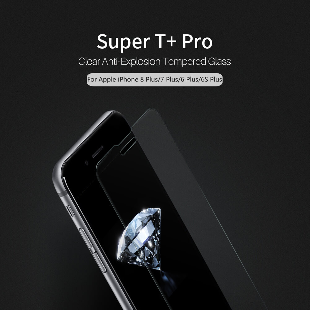 محافظ صفحه نمایش شیشه ای نیلکین Nillkin Super T+ Pro tempered glass Apple iPhone 8 Plus