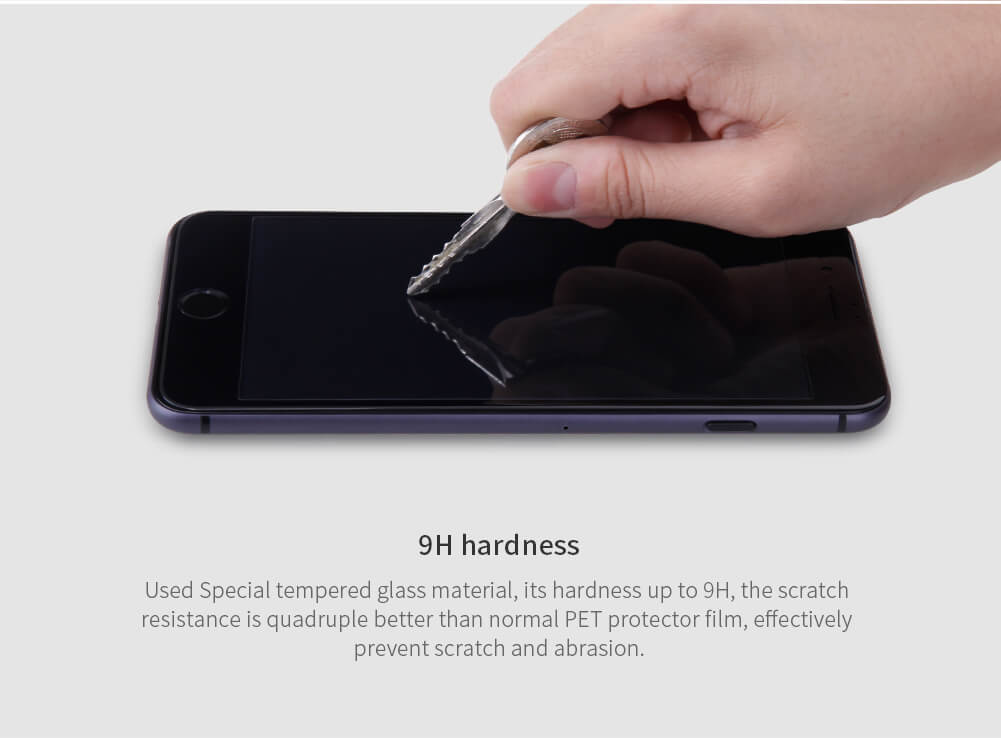 محافظ صفحه نمایش شیشه ای نیلکین Nillkin 3D AP+ Pro edge Fullscreen tempered glass Apple iPhone 8
