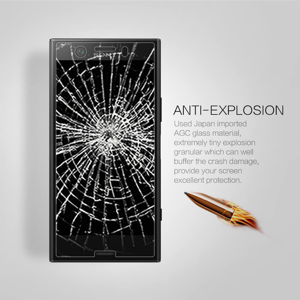 محافظ صفحه نمایش شیشه ای نیلکین Nillkin H+ Glass Sony Xperia XZ1 Compact