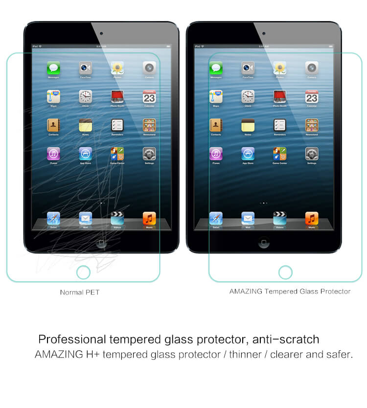 محافظ صفحه نمایش شیشه ای نیلکین آی پد Nillkin H+ Glass Apple iPad Mini 3