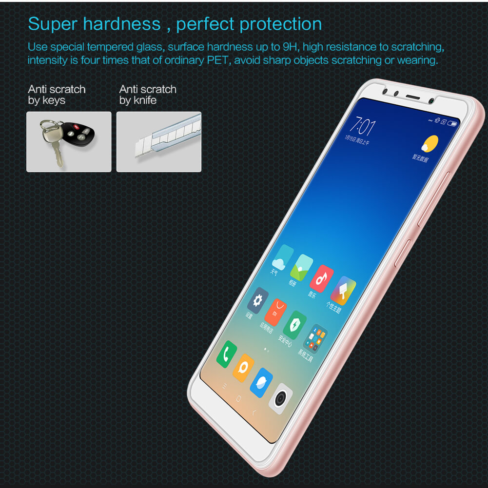 محافظ صفحه نمایش شیشه ای نیلکین Nillkin H Glass Xiaomi Redmi 5 Plus