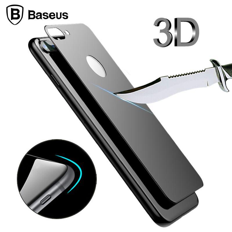 محافظ شیشه ای پشت Baseus 3D Arc Glass Back Protector Apple iPhone 7