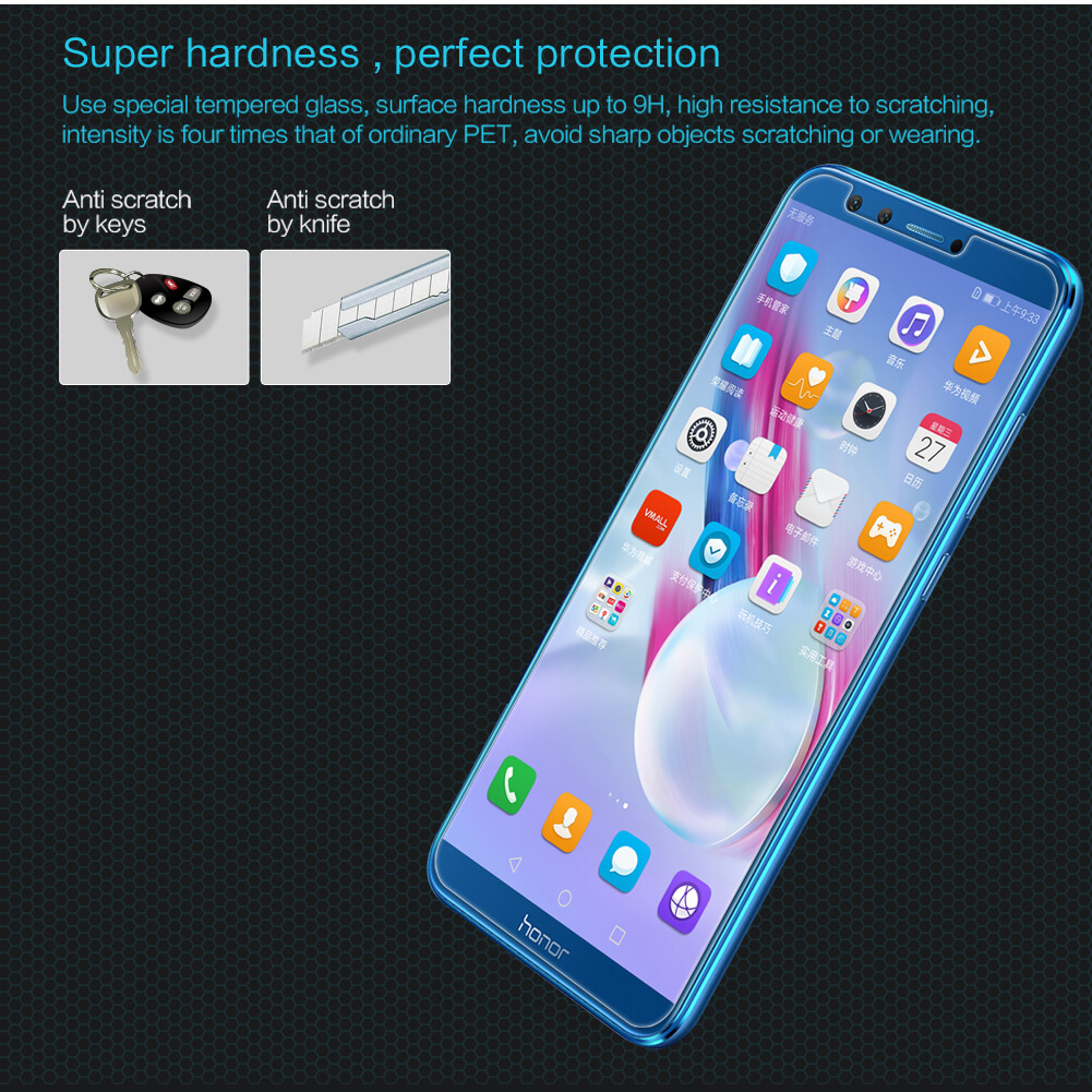 محافظ صفحه نمایش شیشه ای نیلکین Nillkin H Glass Huawei Honor 9 Lite