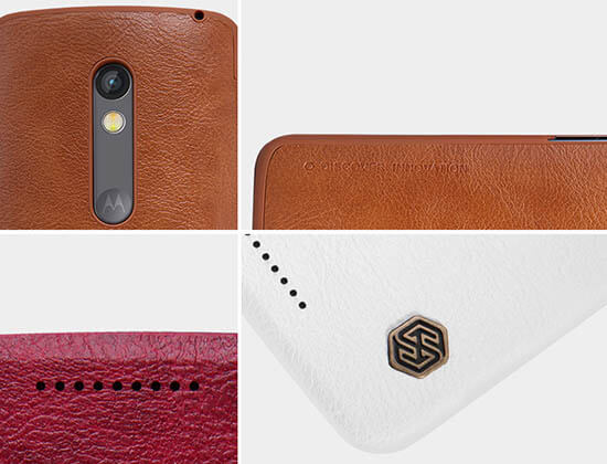 کیف چرمی نیلکین Nillkin Qin Series Leather for Motorola Moto X Play