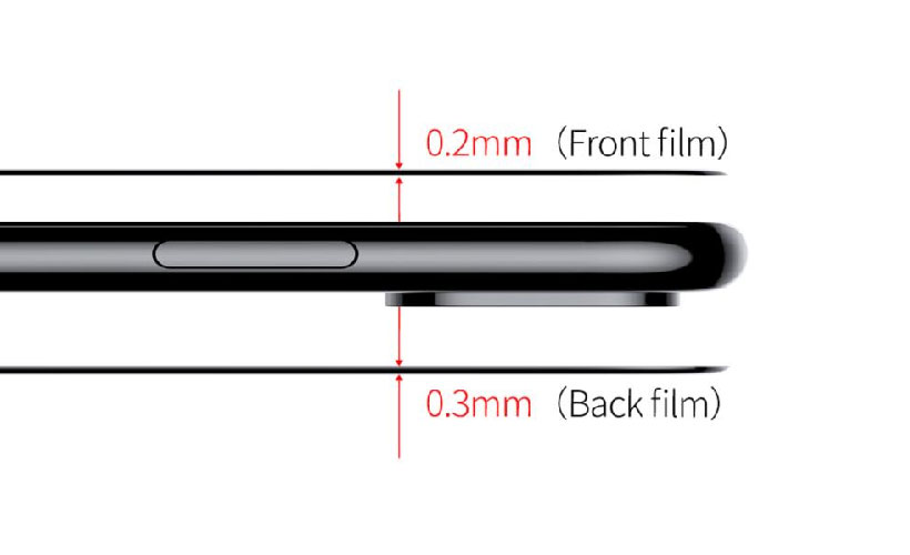 گلس پشت و رو بیسوس Apple iPhone X 1