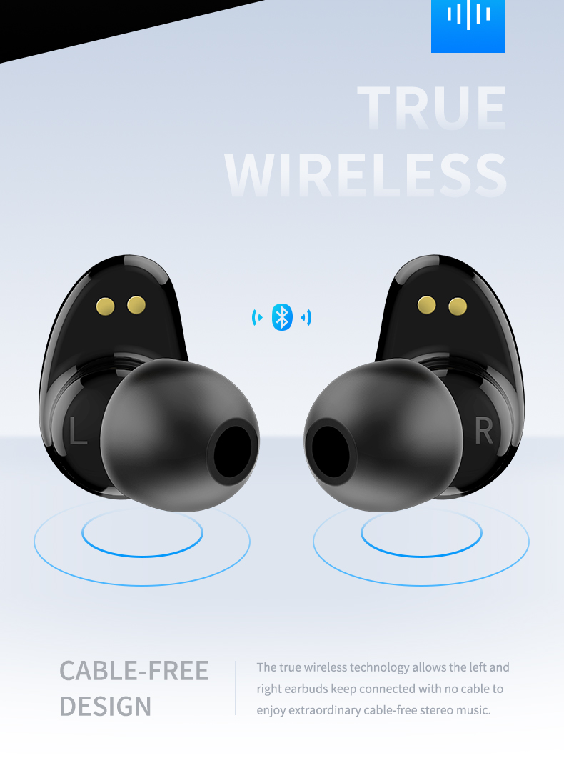 هدست بلوتوث راک Rockspace EB30TWX True Wireless Stereo Earphone
