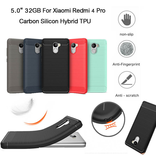 قاب محافظ ژله ای Carbon Fibre Case برای گوشی Xiaomi Redmi 4 1