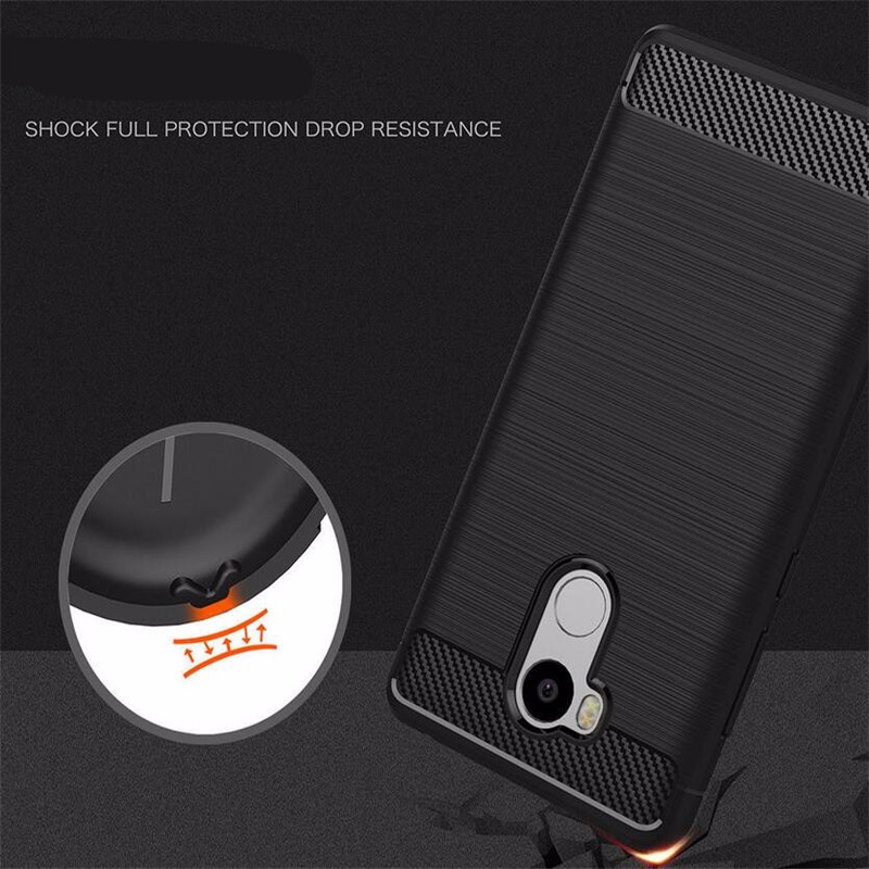قاب محافظ ژله ای Carbon Fibre Case برای گوشی Xiaomi Redmi 4 3