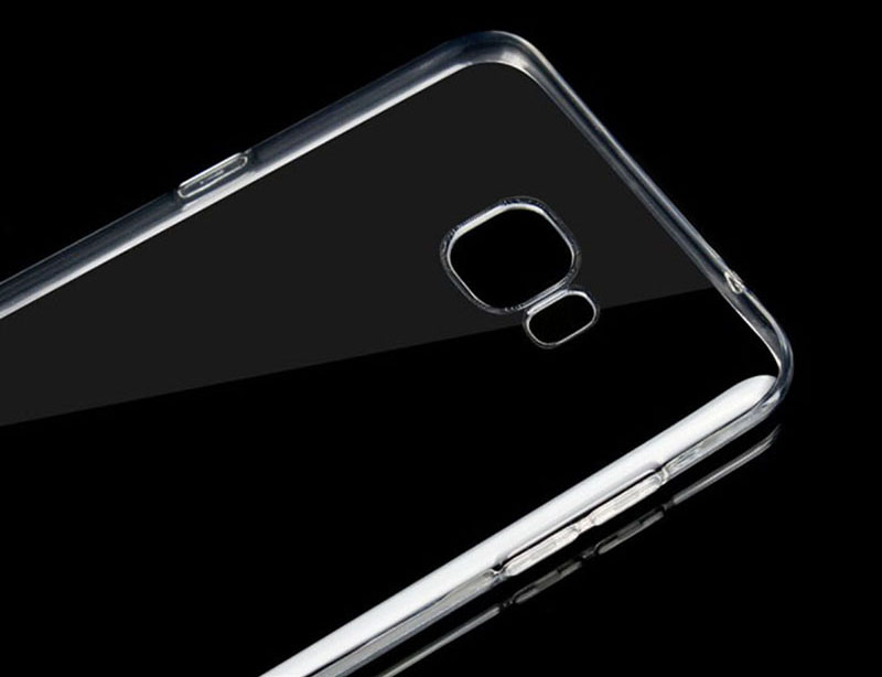 محافظ شیشه ای - ژله ای Transparent Cover برای Samsung Galaxy C5 Pro