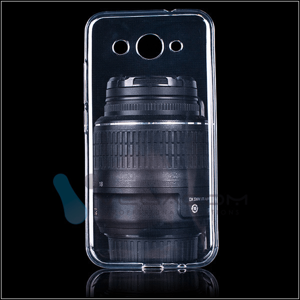قاب محافظ شیشه ای- ژله ای برای (Huawei Y3 (2017
